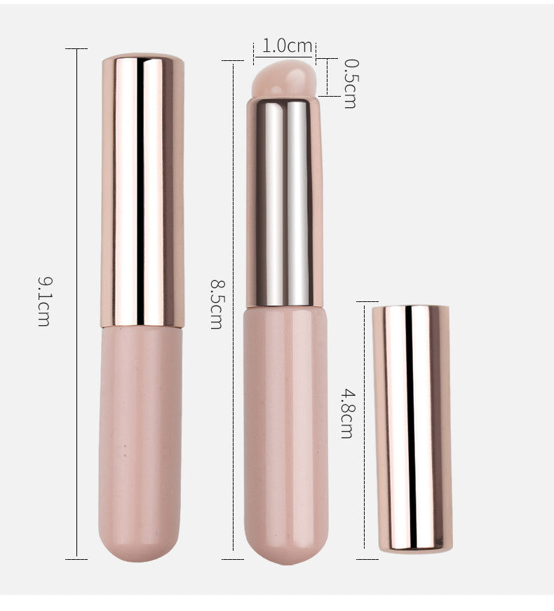 Soft And Portable Round Head Silicone Lip Brush